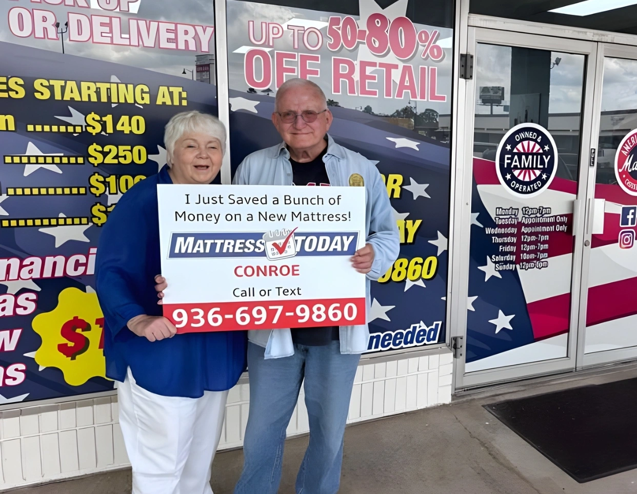 Mattress Today Conroe Testimonials